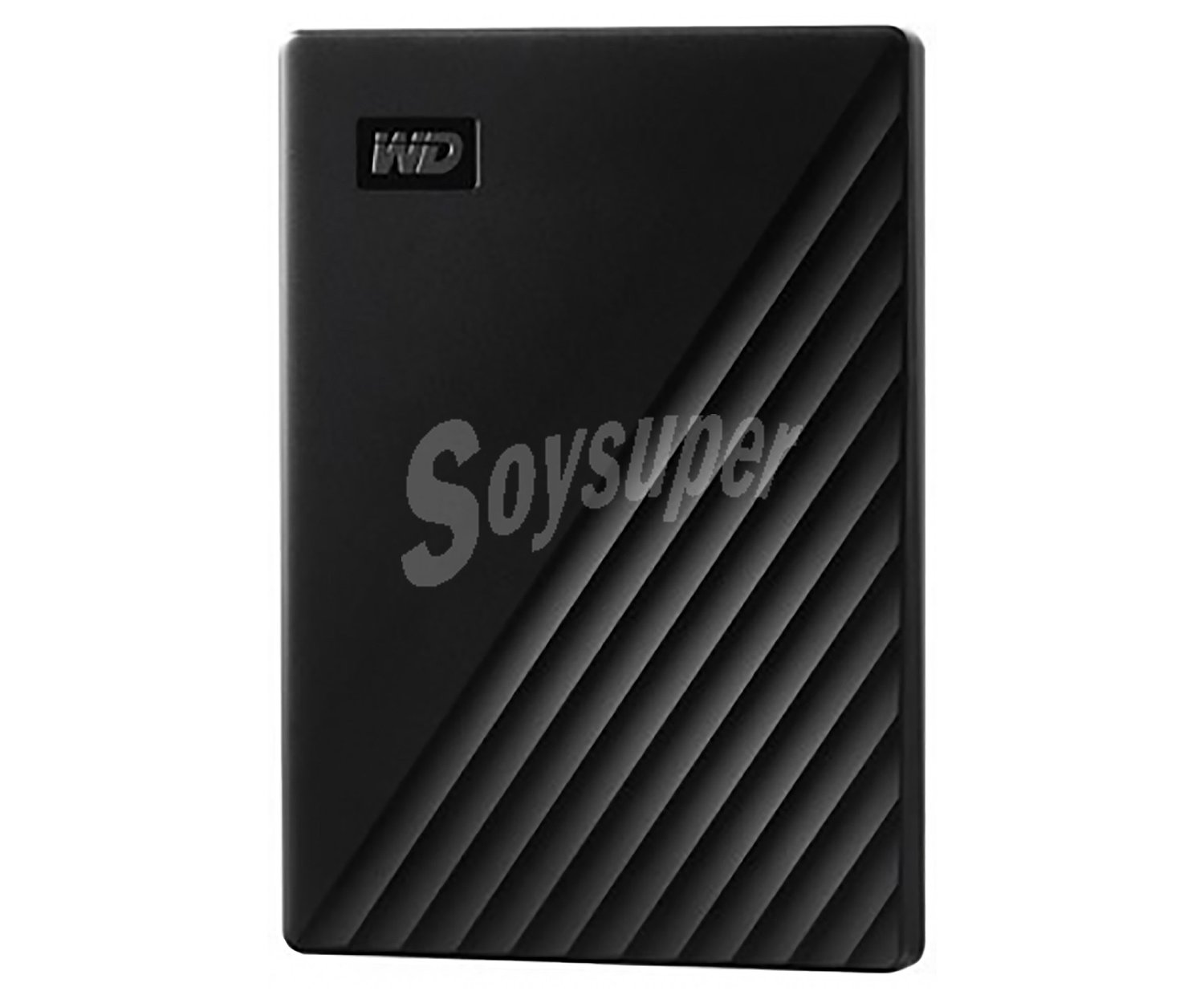 Disco duro externo 1TB WD My Passport negro, tamaño 2,5, conexión USB 3.0