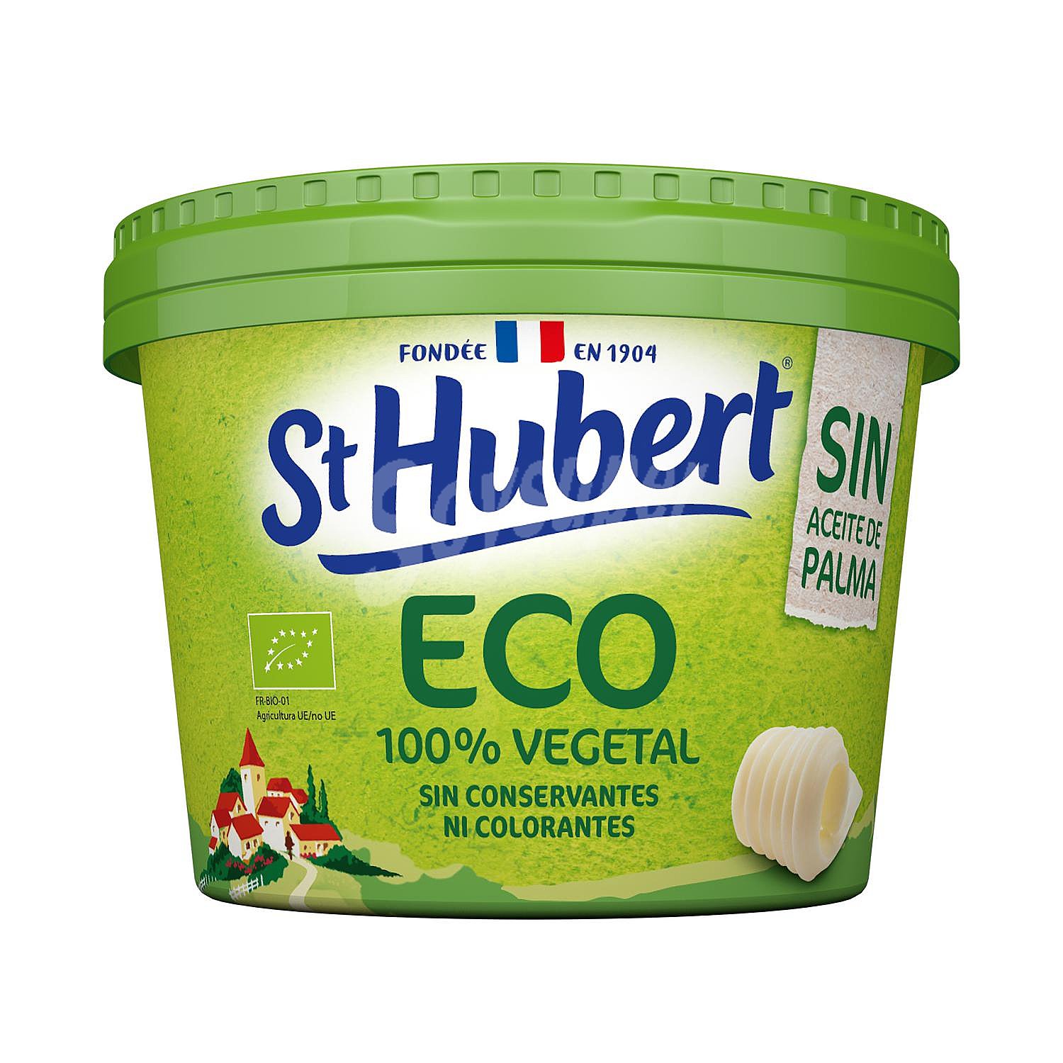 Margarina 100% vegetal Ecológica St. Hubert sin aceite de palma