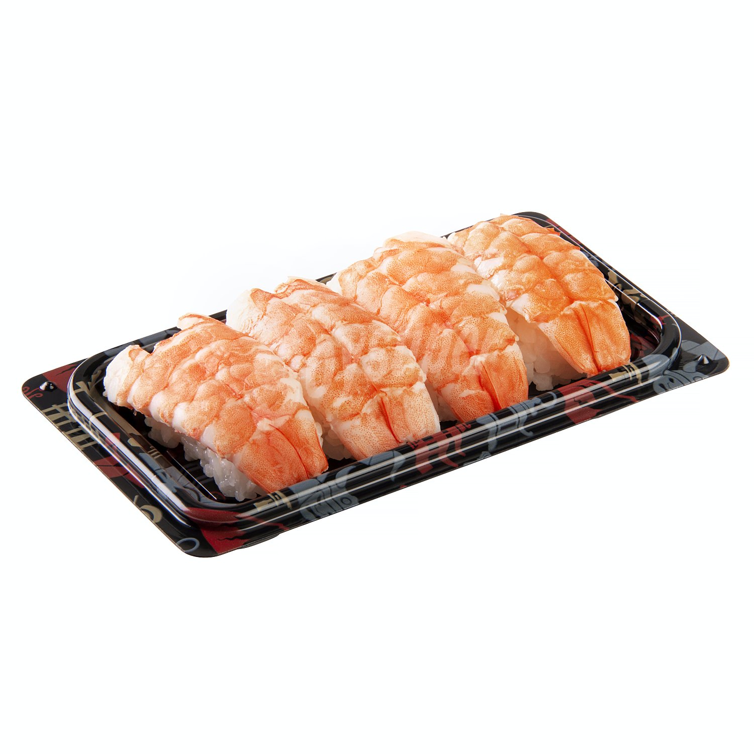 Sushi niguiris langostino cocido