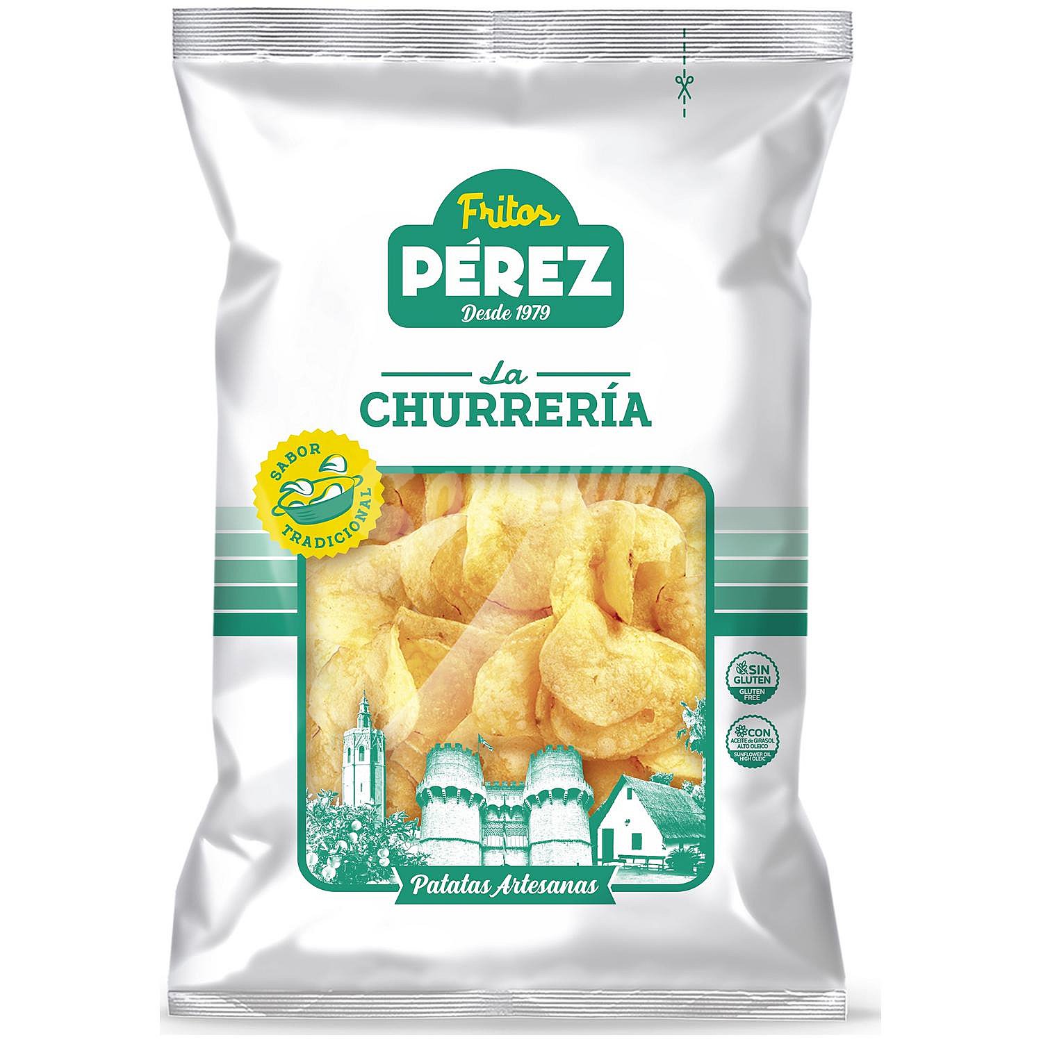 Patatas fritas artesanas Fritos Pérez sin gluten