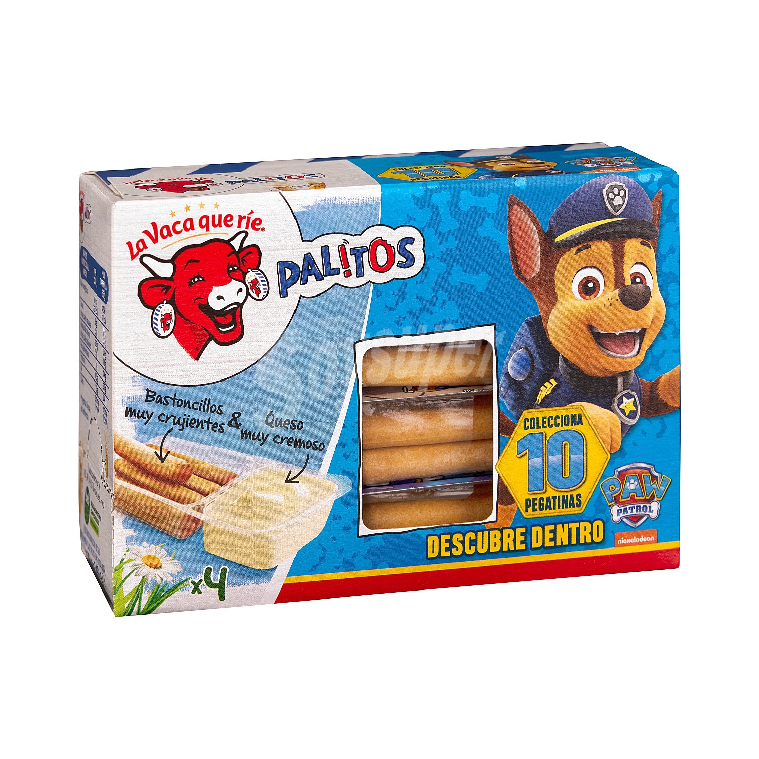 Palitos con queso fundido