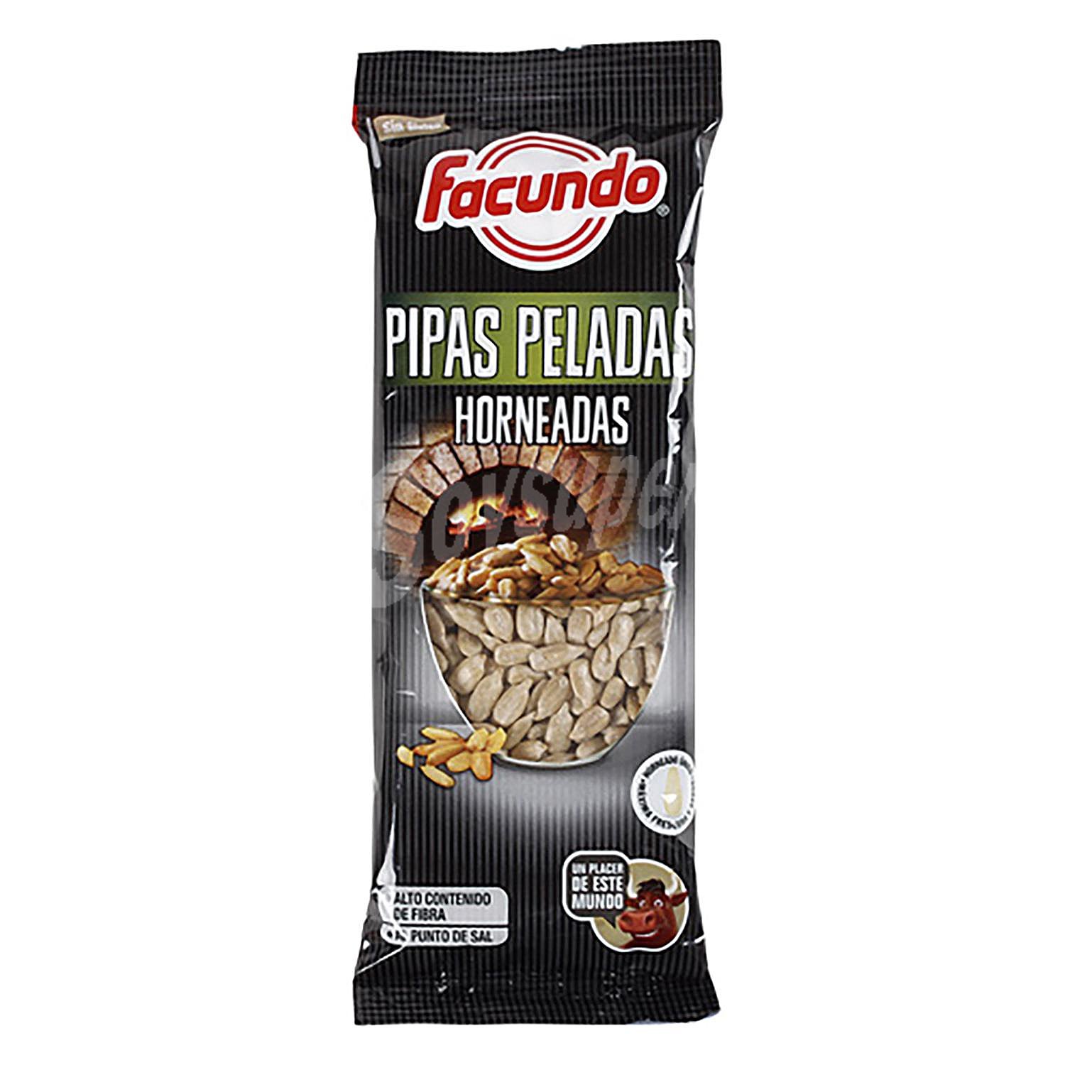 Pipas peladas horneadas