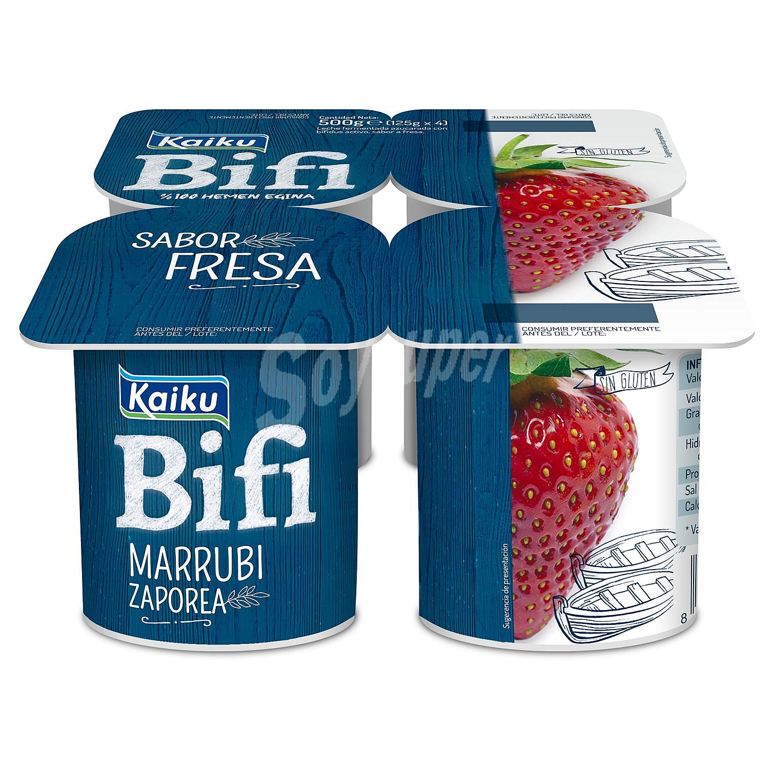 Yogur Bifi Activium de fresa KM0