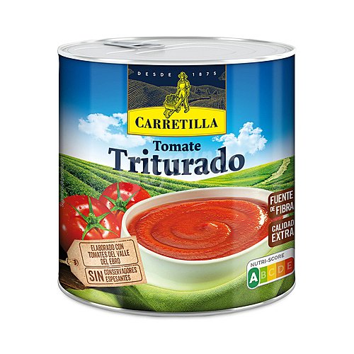 Tomate natural triturado carretilla