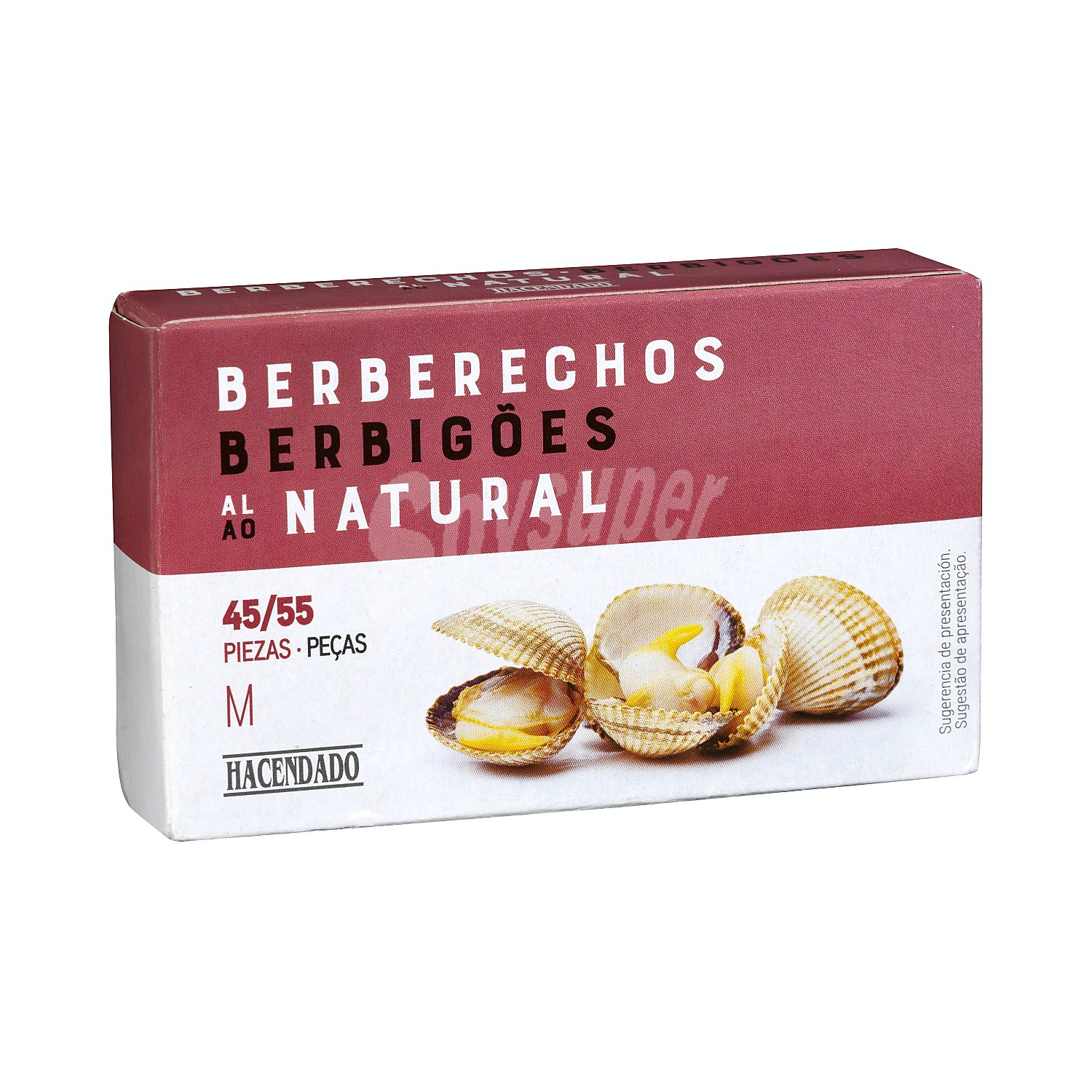 Berberechos natural medianos