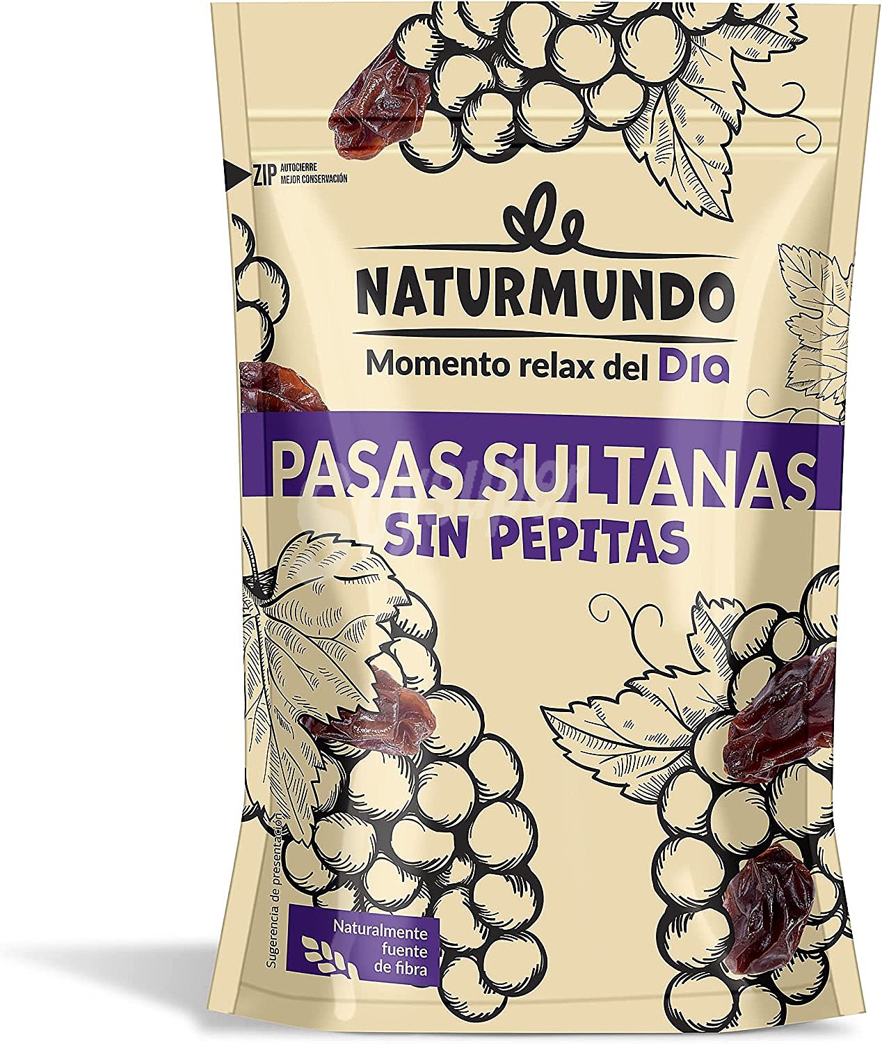 Pasas sultanas sin pepitas Naturmundo