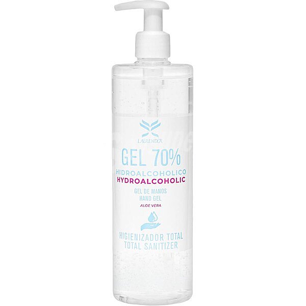 Gel 70% hidroalcohólico alove vera