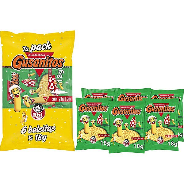 Gusanitos sin gluten