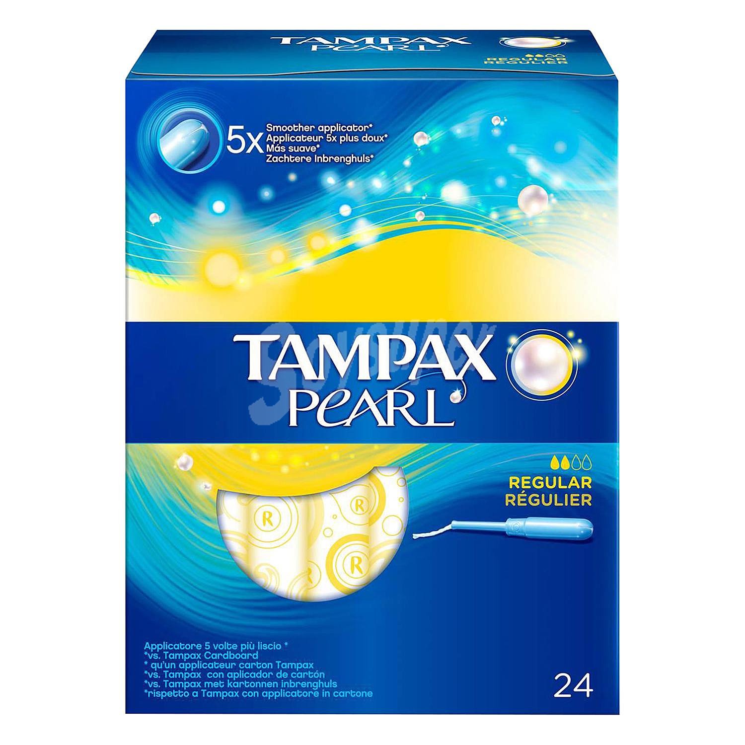 Tampones regular Pearl Tampax