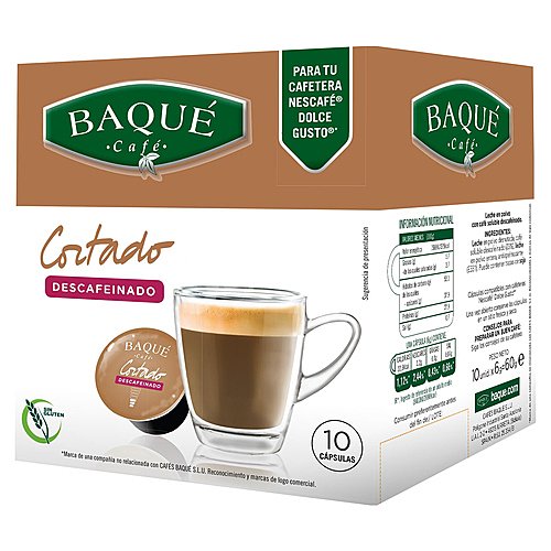 Baqué Café descafeinado en cápsulas baqué