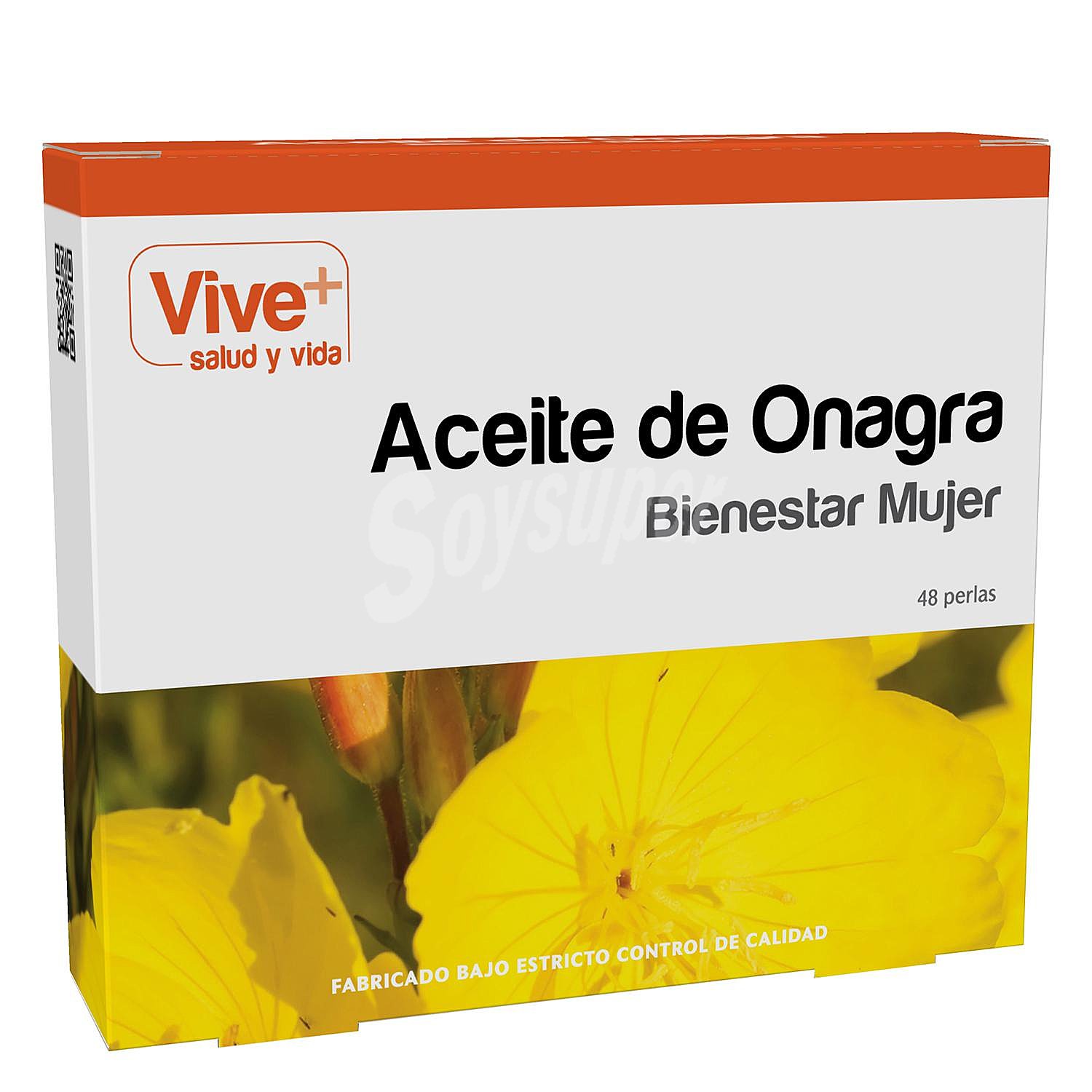 Complemento alimenticio Aceite de onagra en perlas Vive Plus