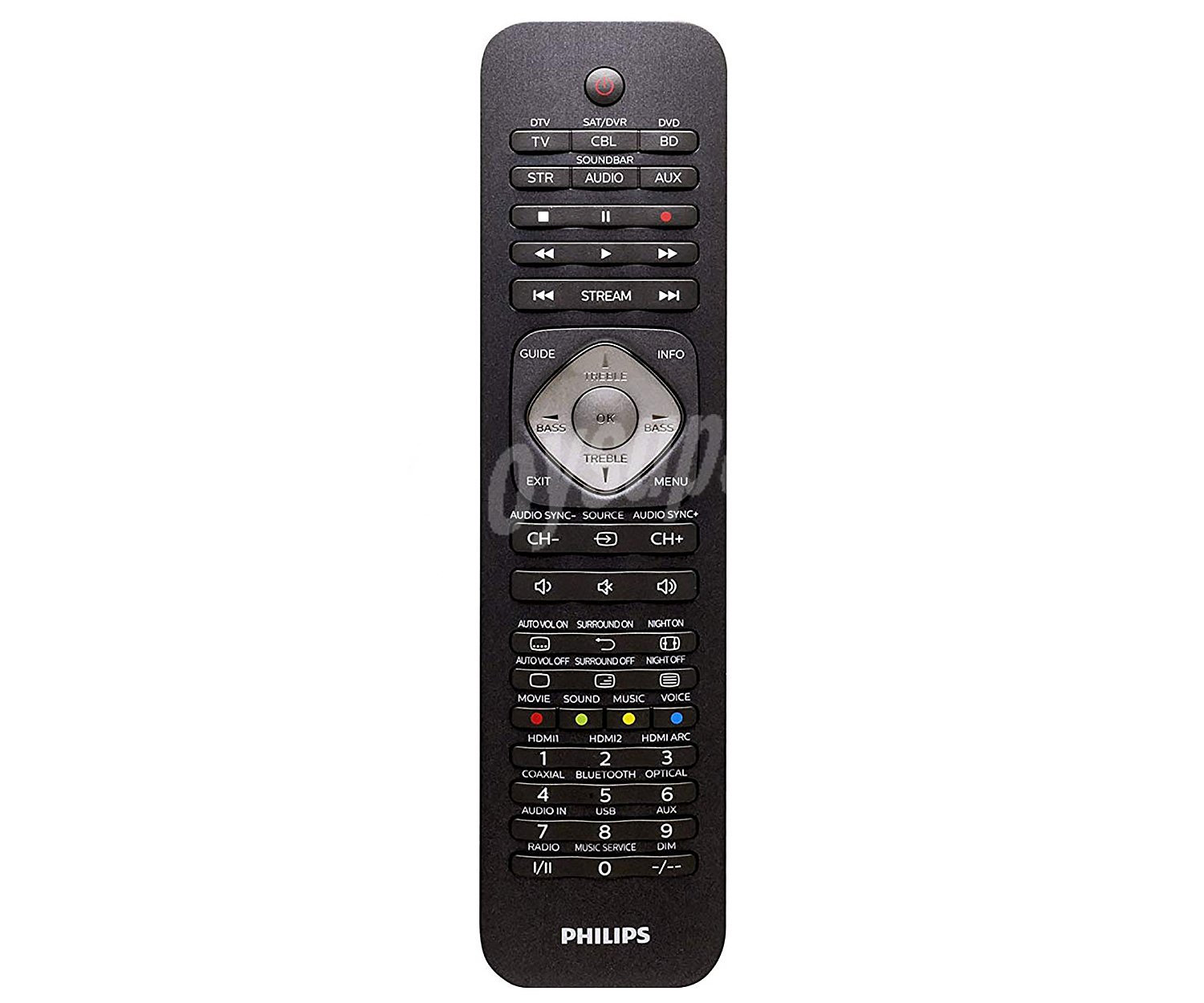 Mando a distancia universal, 6 en 1 SRP5016 IR