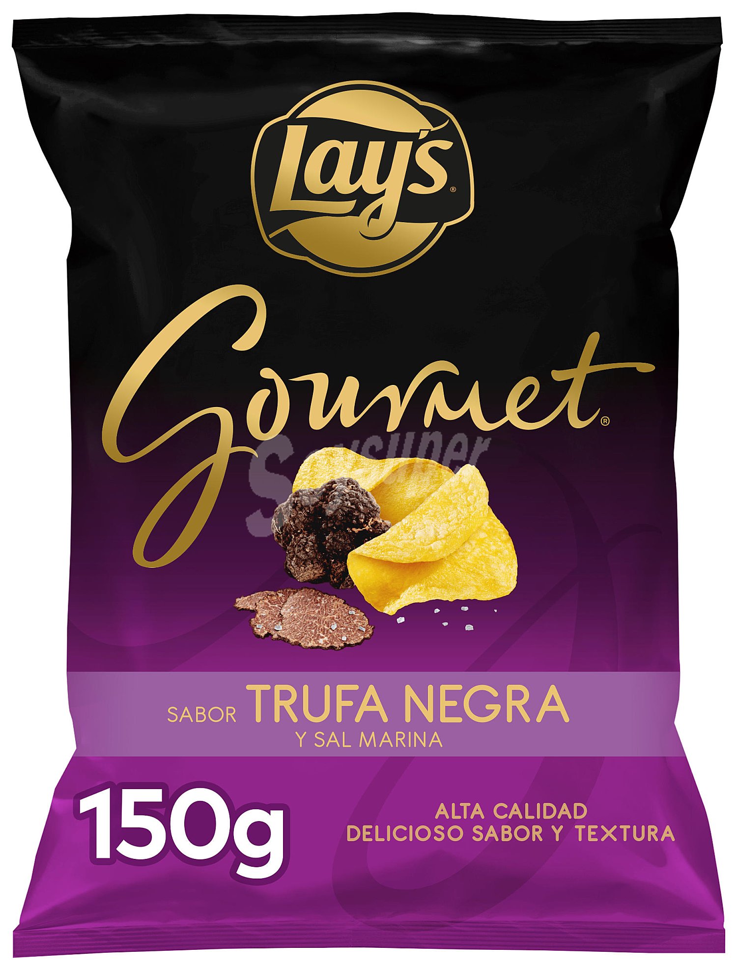 Patatas fritas sal marina y trufa negra gourmet Lay's