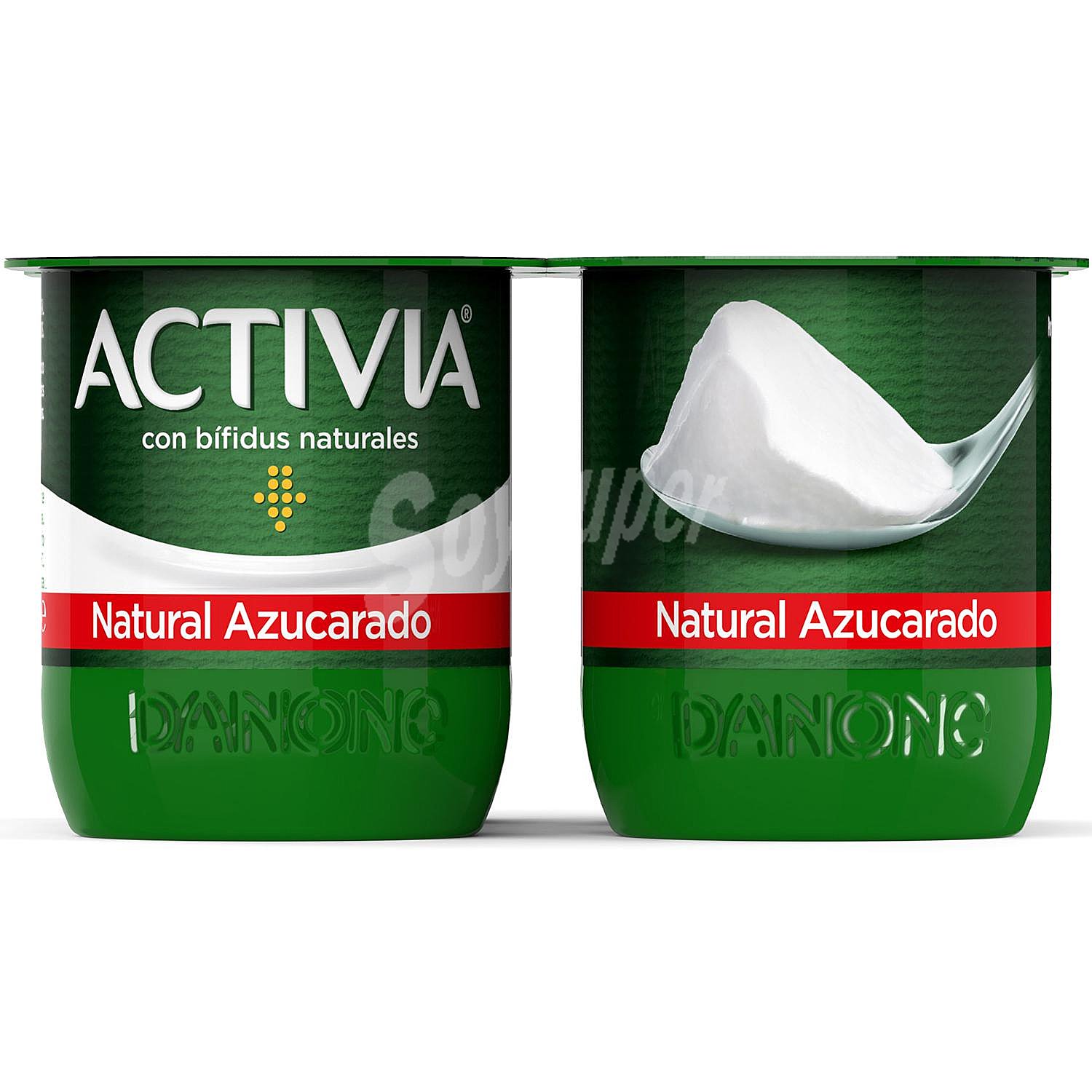 Yogur bífidus azucarado natural Danone Activia