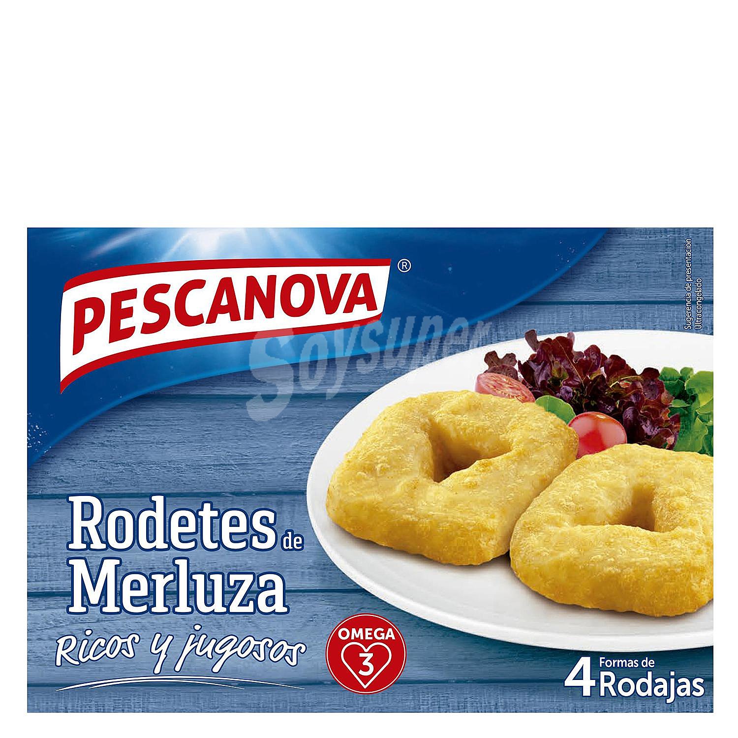 Merluza a la romana en rodetes pescanova