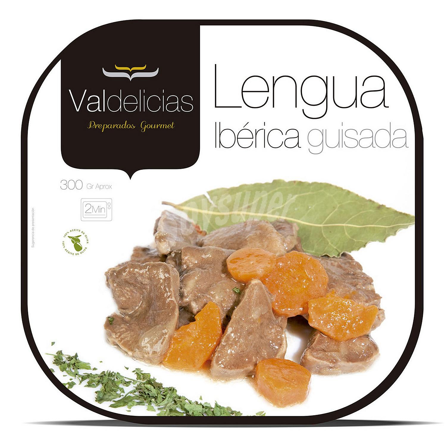 Lengua guisada de cerdo ibérico