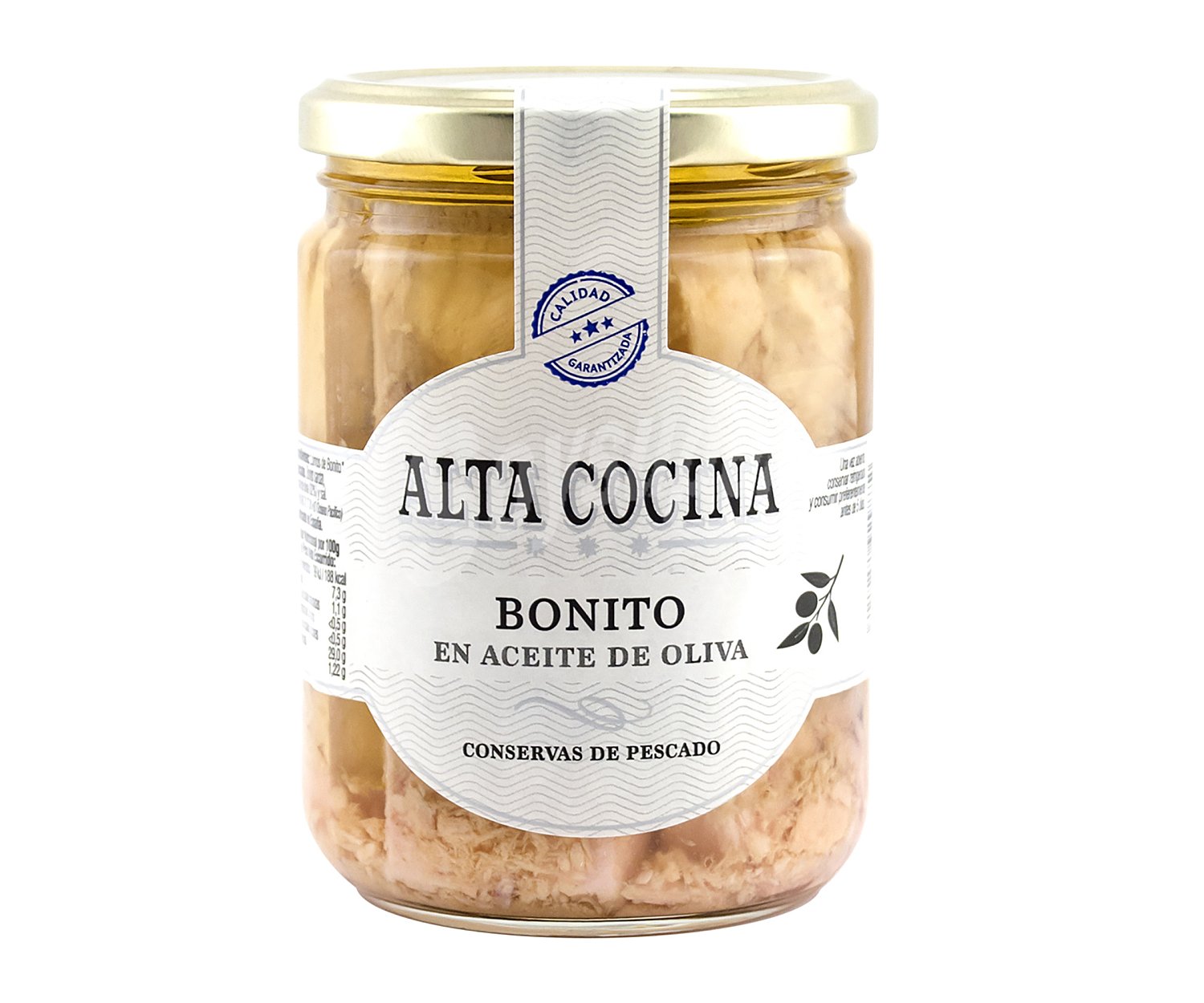 Alta cocina Lomos de bonito en aceite de oliva alta cocina