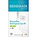 Mascarilla quirúrgica tipo IIR Iberomask BFE>98% color negro caja 10 unidades