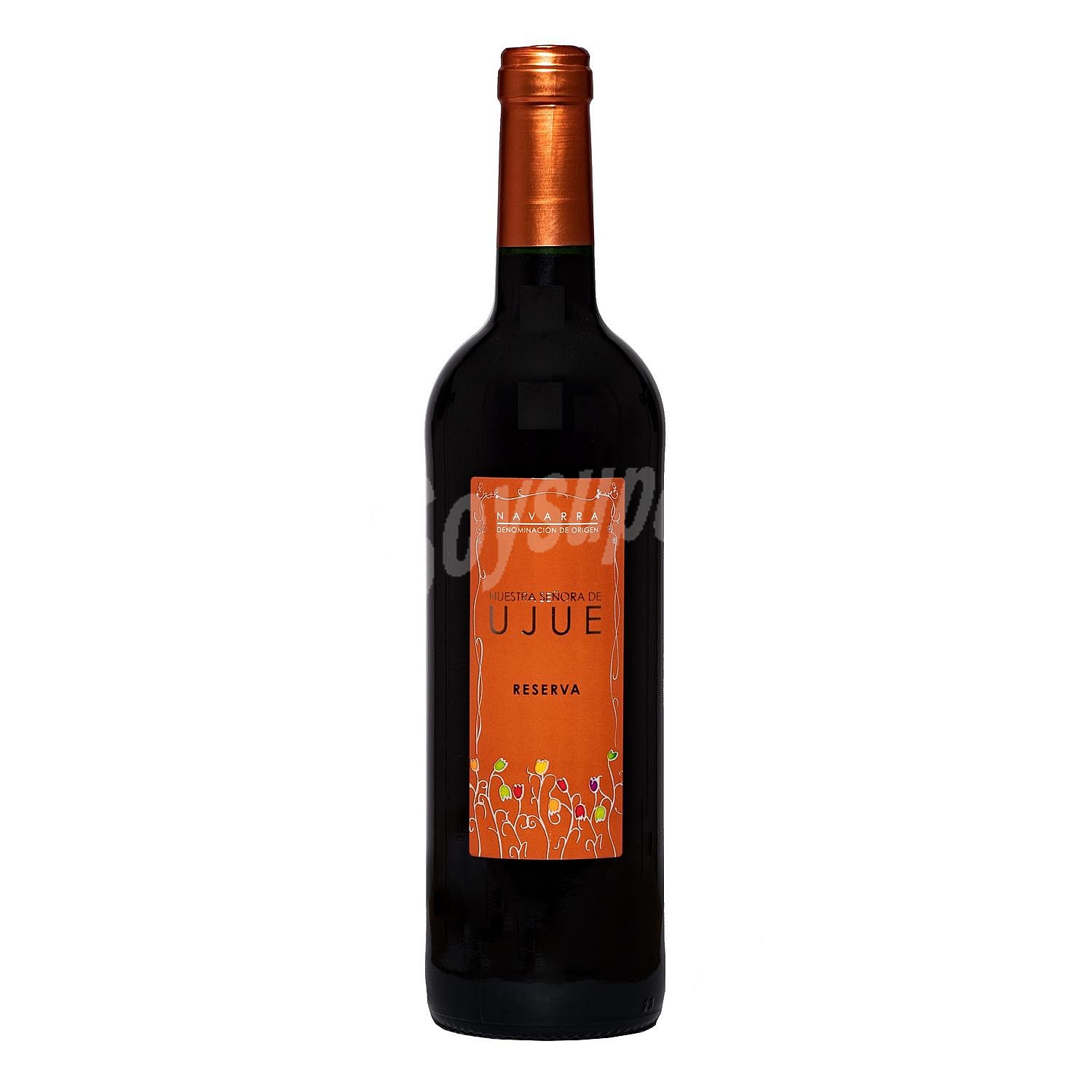 Vino tinto reserva variedades tintas Nuestra señora de Ujué D.O. Navarra