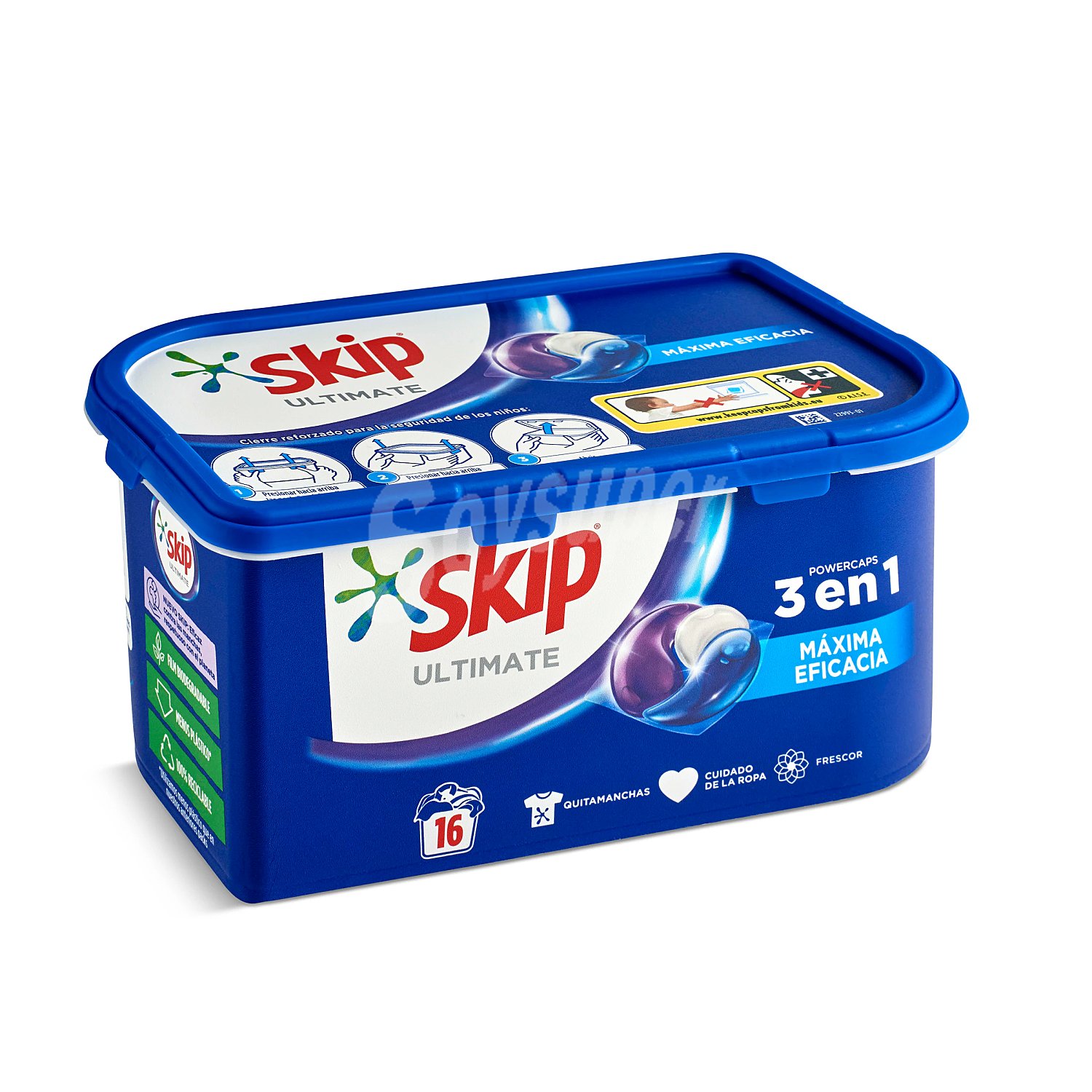 Detergente máquina 3 en 1 Skip