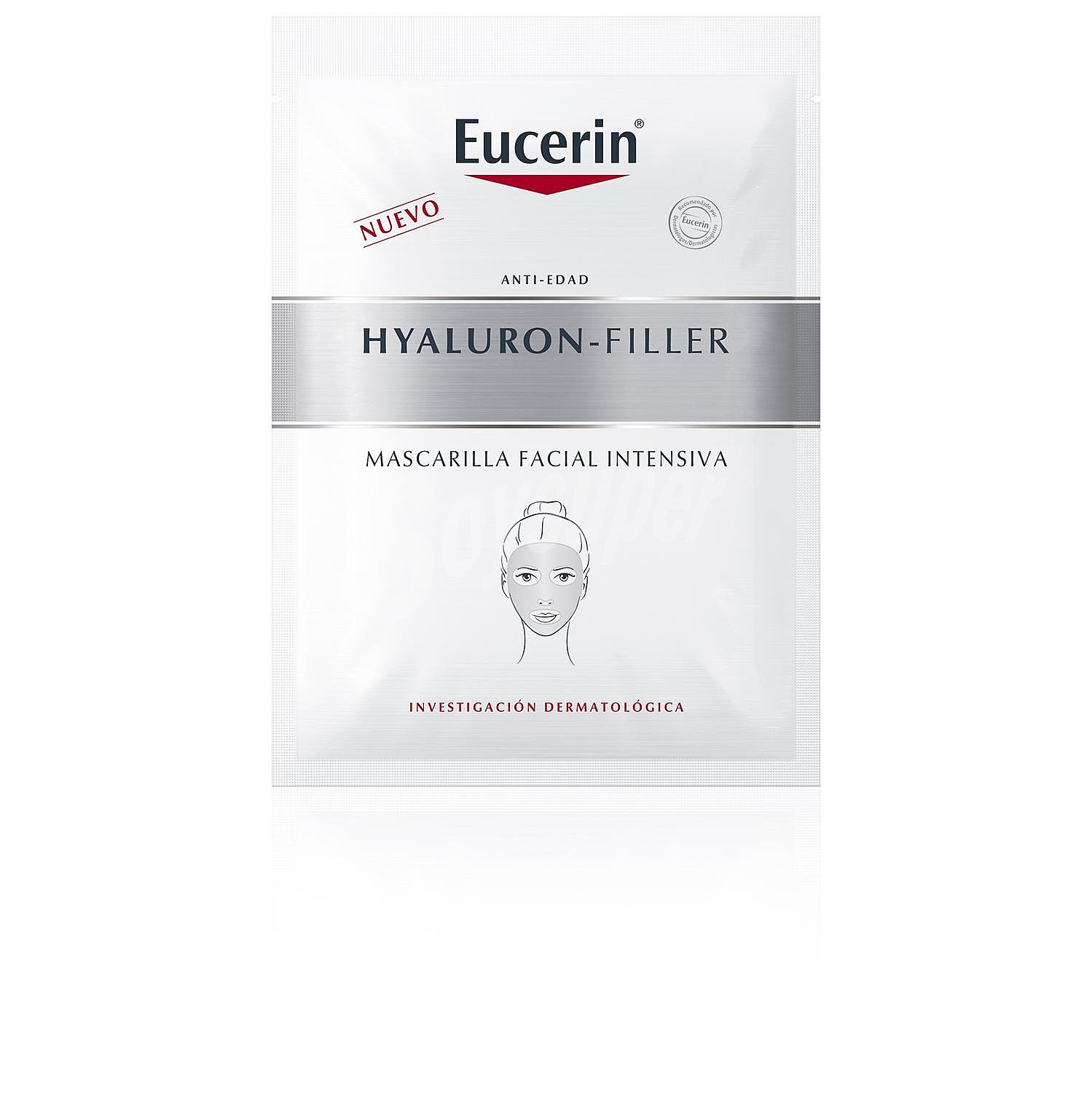 Mascarilla facial intensiva Hyaluron Filler Eucerín