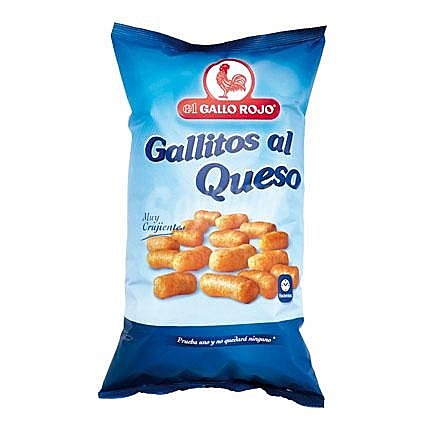 Aperitivo de maíz sabor queso El Gallo Rojo sin gluten