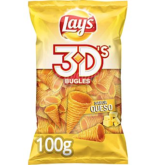 Conos Bugles 3D con sabor a queso