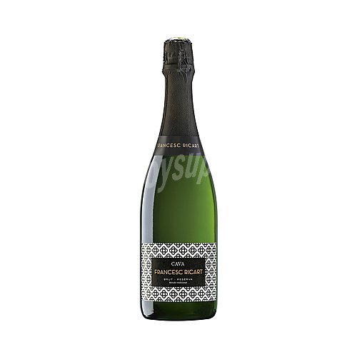 Francesc ricart Cava brut reserva elaborado según el método tradicional francesc ricart