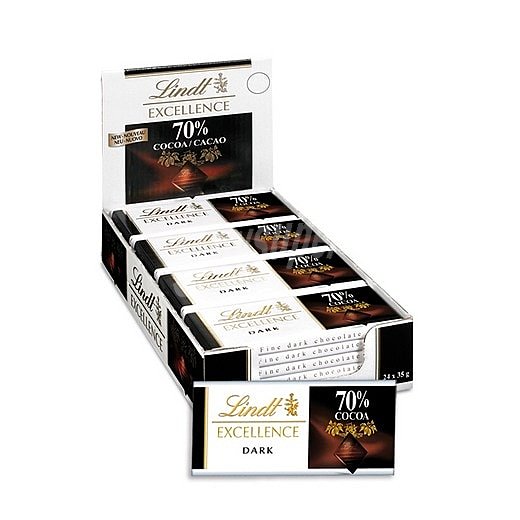 Chocolate negro 70% Lindt Excellence