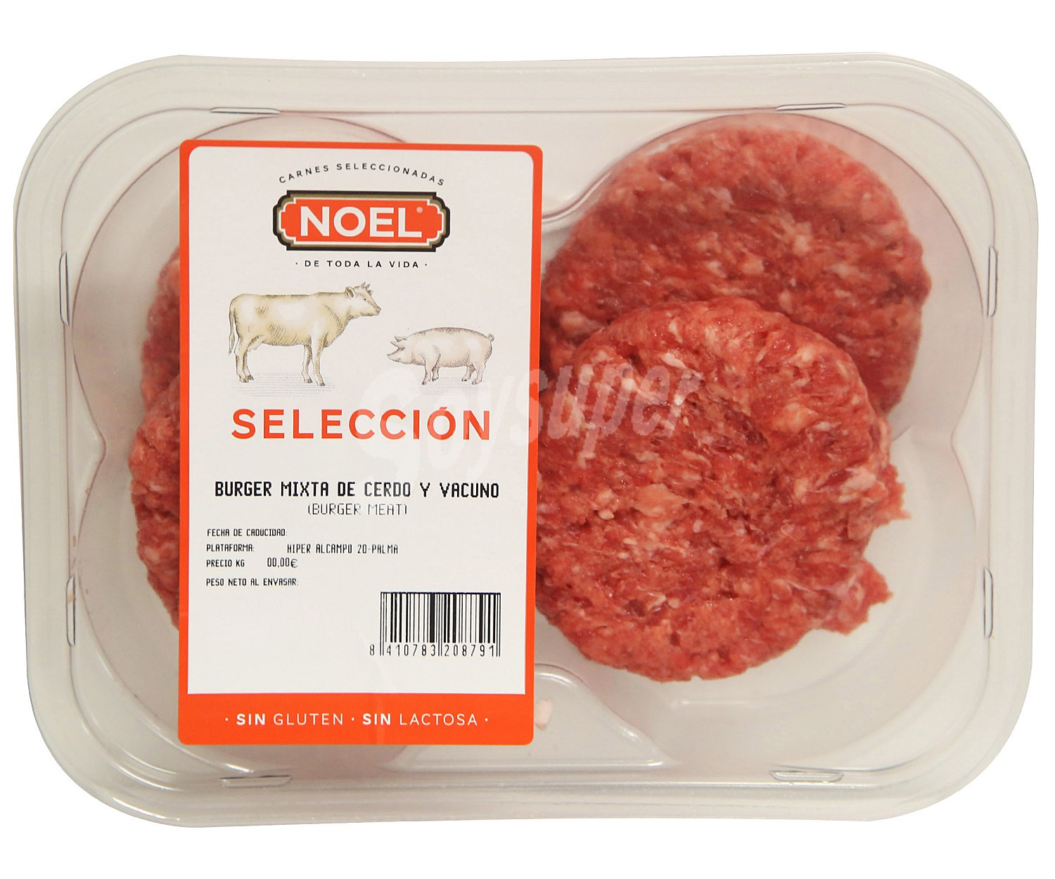 Burger meat mixta (vacuno-cerdo)