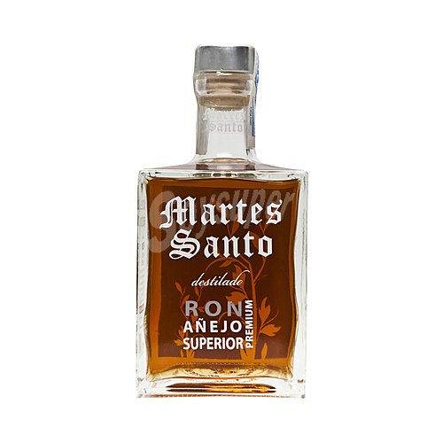 Martes santo Ron añejo premium, añejado 3 años en barricas de Pedro Ximénez martes santo