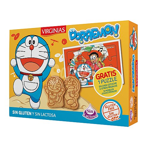 Galletas Doraemon sin gluten virginias