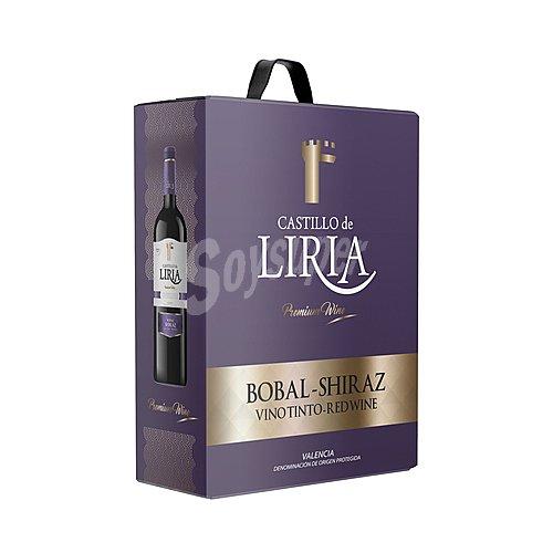 Castillo DE liria Vino tinto con D.O.P Valencia castillo DE liria Bag in box