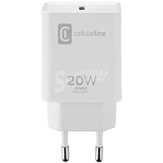 Cargador de red blanco usb-c 20W ACHIPHUSBCPD20WW