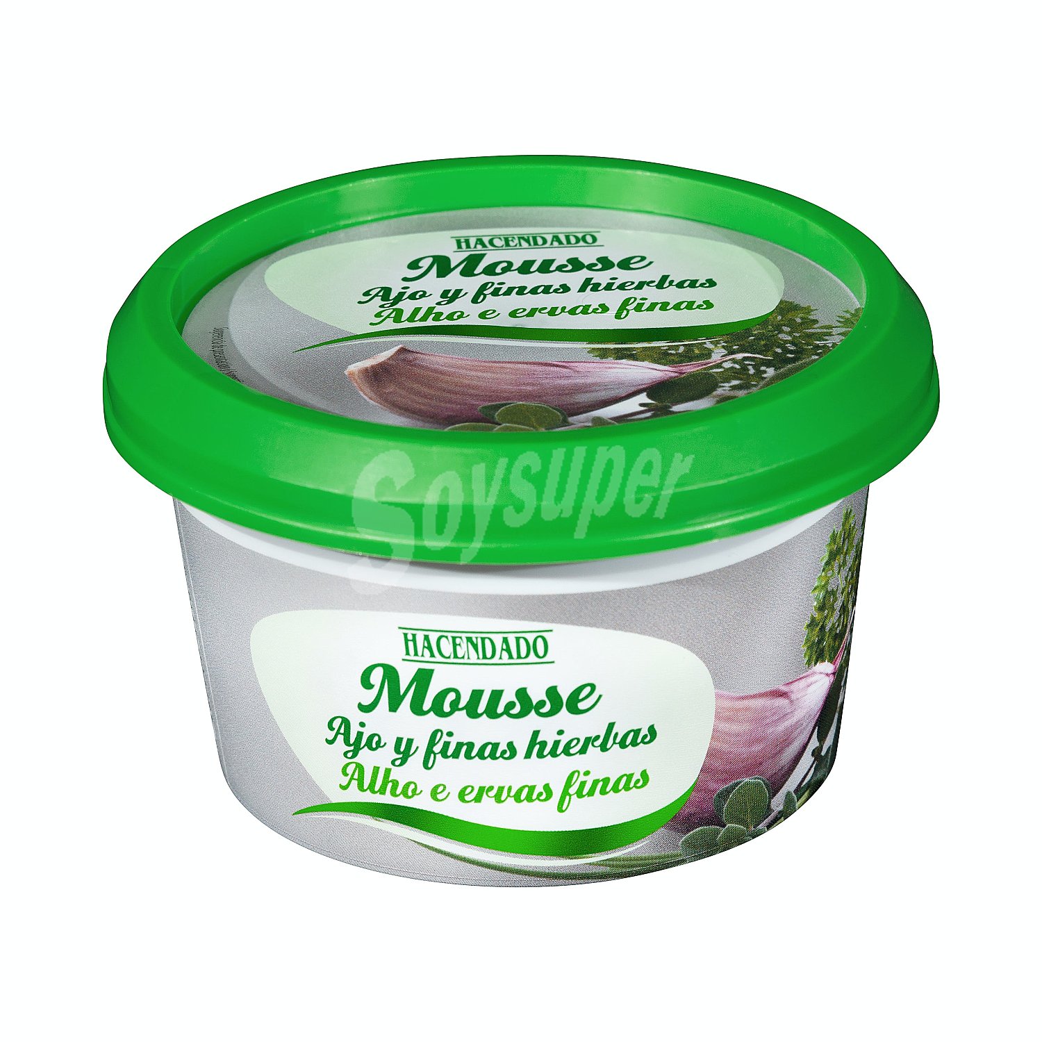 Queso mousse de ajo y finas hierbas