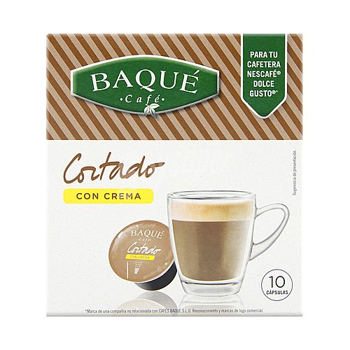 Baqué Café cortado con crema en cápsulas baqué