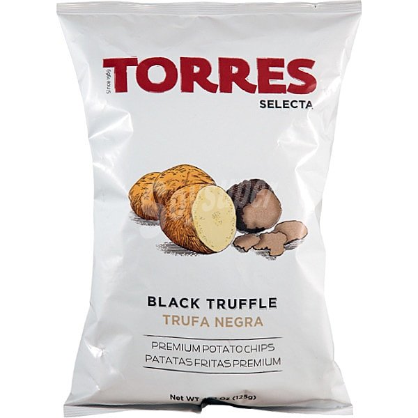 Patatas fritas con trufa negra torres