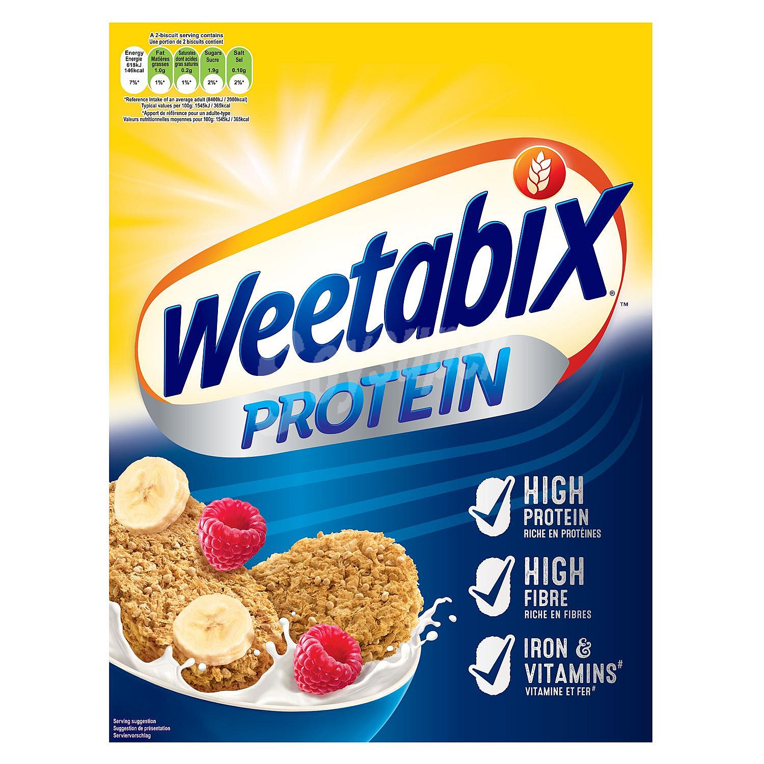 Cereales de trigo Protein Weetabix sin lactosa