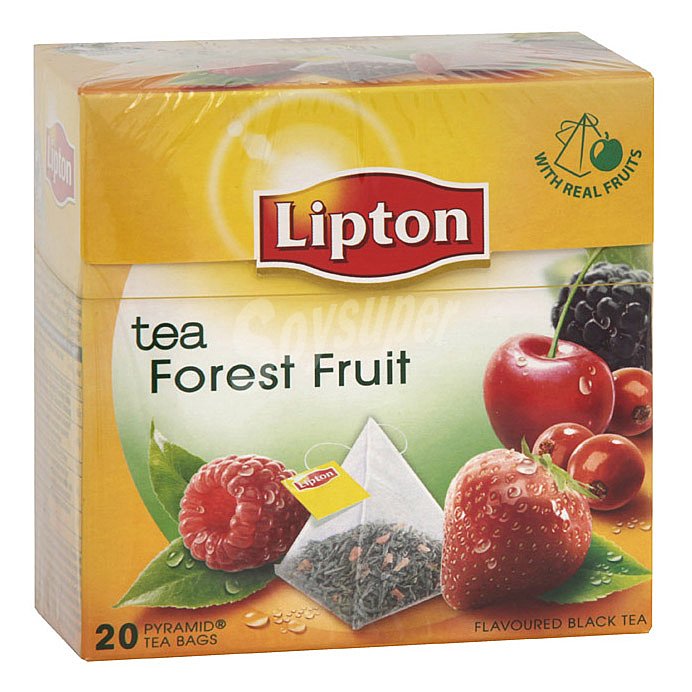 Lipton Té negro con frutas de frutas del bosque lipton