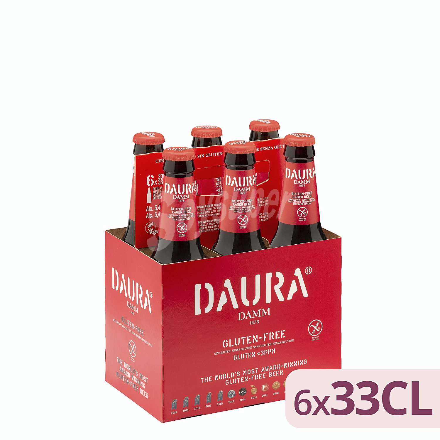 Cerveza rubia sin gluten