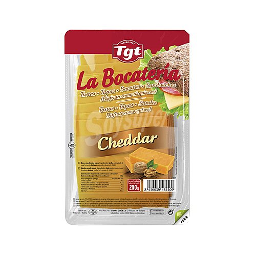 Flor de burgos Queso lonchas Cheddar flor de burgos la bocatería