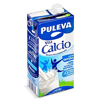 Leche entera calcio