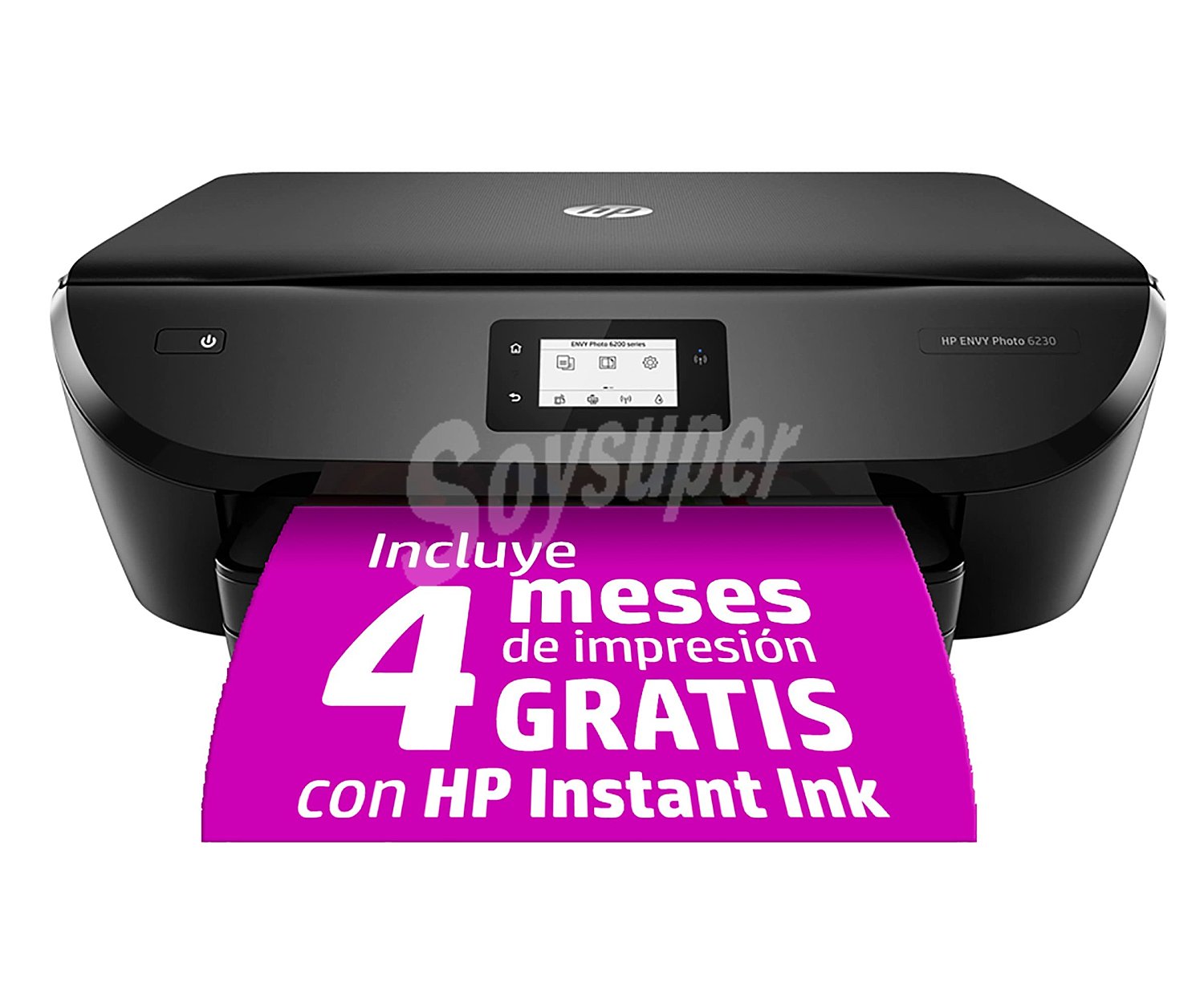 Impresora multifunción Wifi, imprime, copia y escanea, Instant Ink Envy Photo 6230