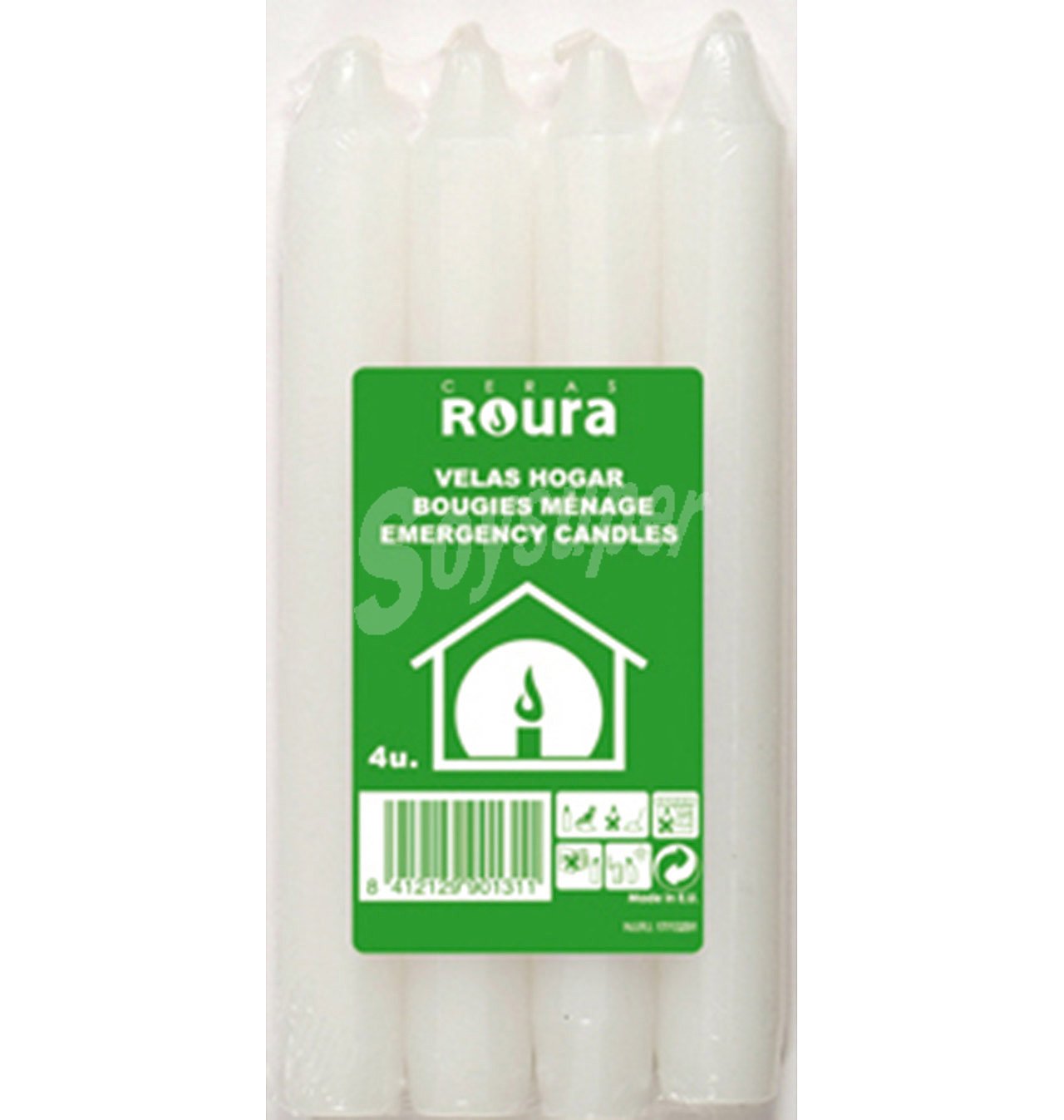 Paquete velas roura bujías