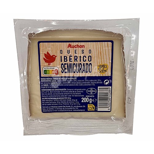 Producto alcampo Queso mezcla semicurado producto alcampo