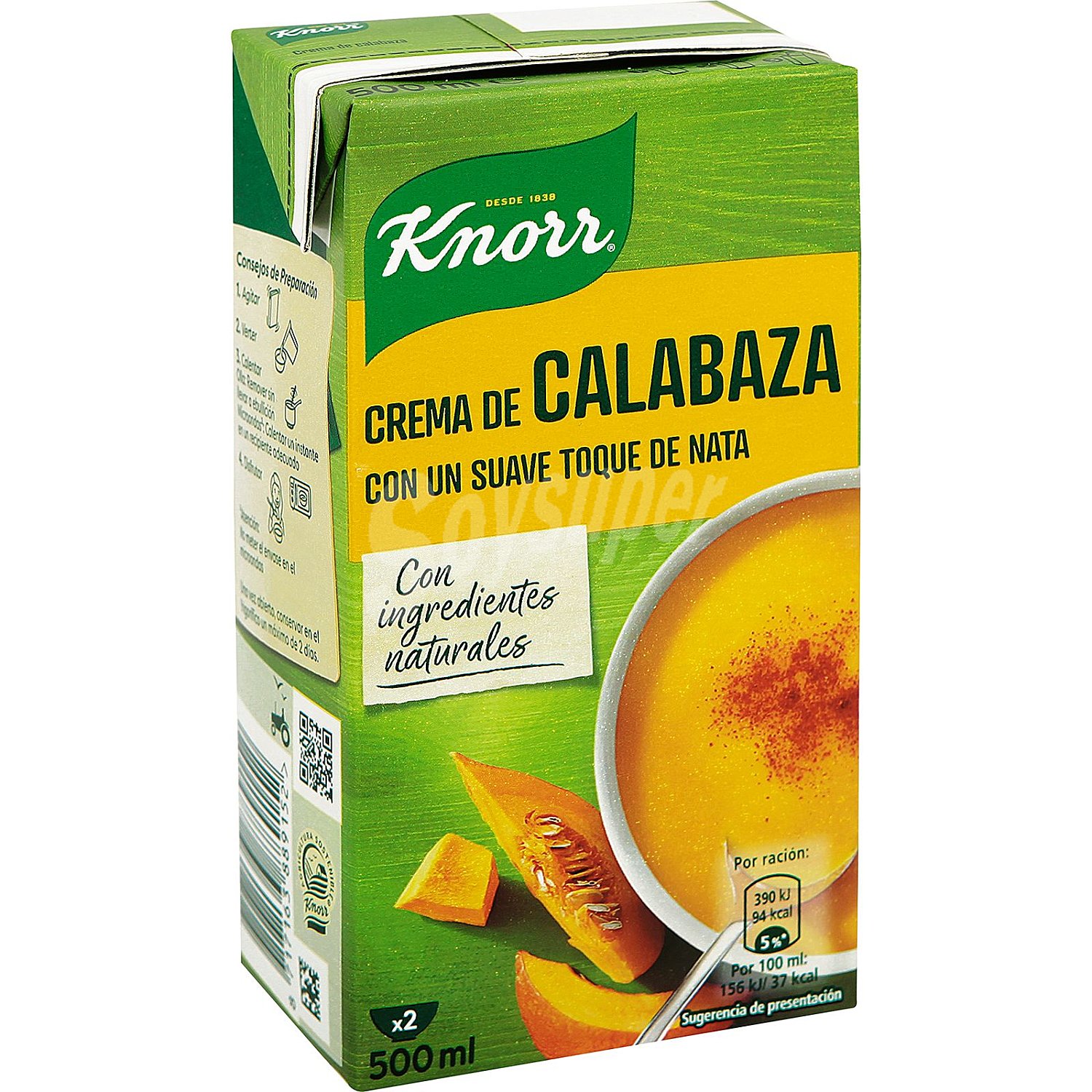 Crema de calabaza