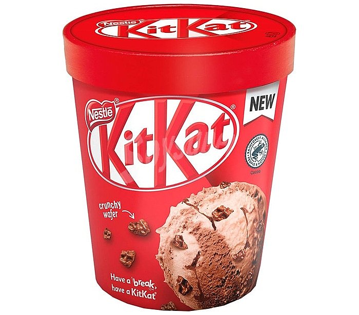 Helado Kitkat Nestlé