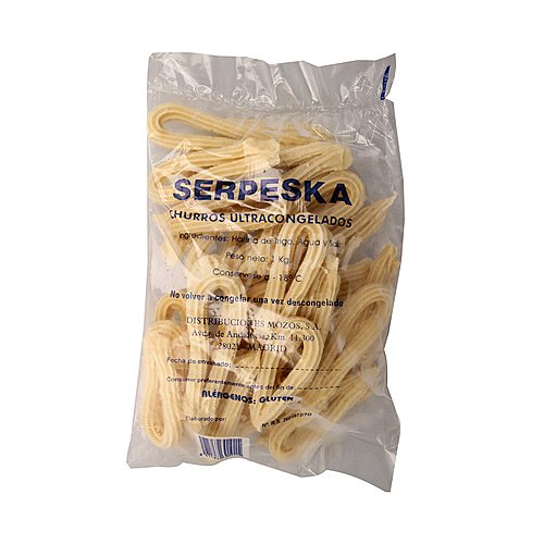 Serpeska Churros ultracongelados con forma de lazo serpeska