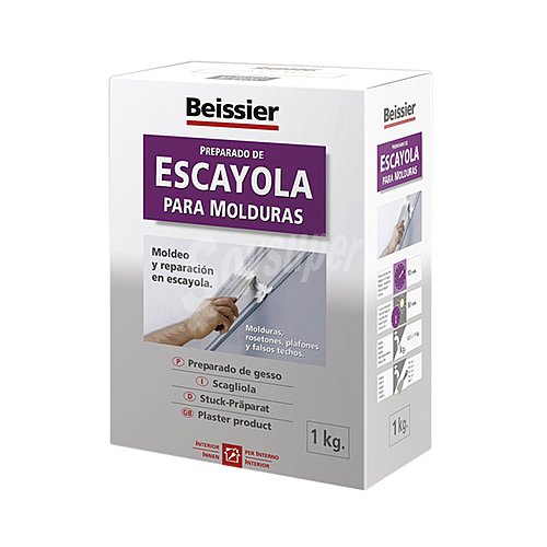 Preparado de escayola para moldeo y reparación, beissier