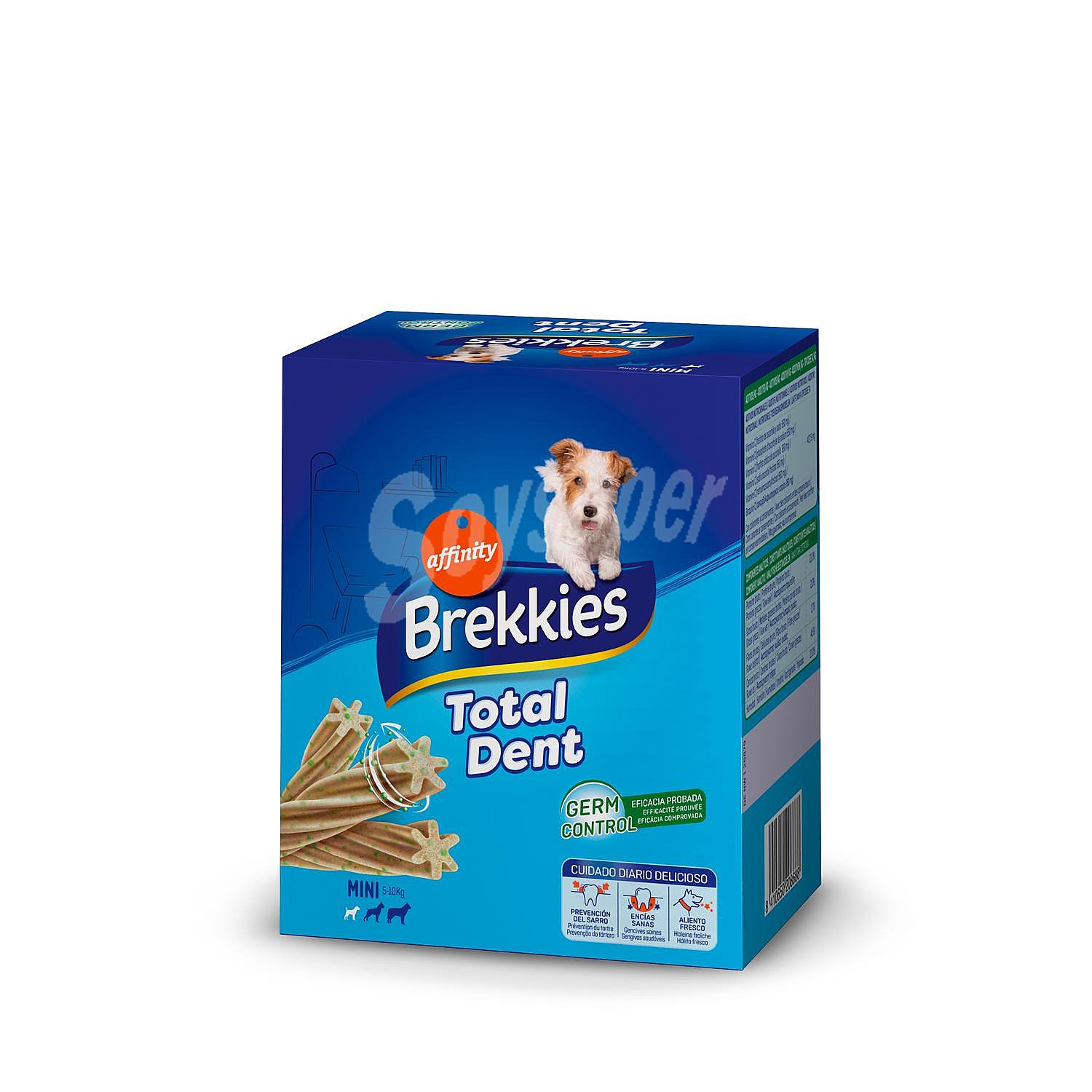 Barritas para perros pequeños Brekkies Total Dent Germ Control